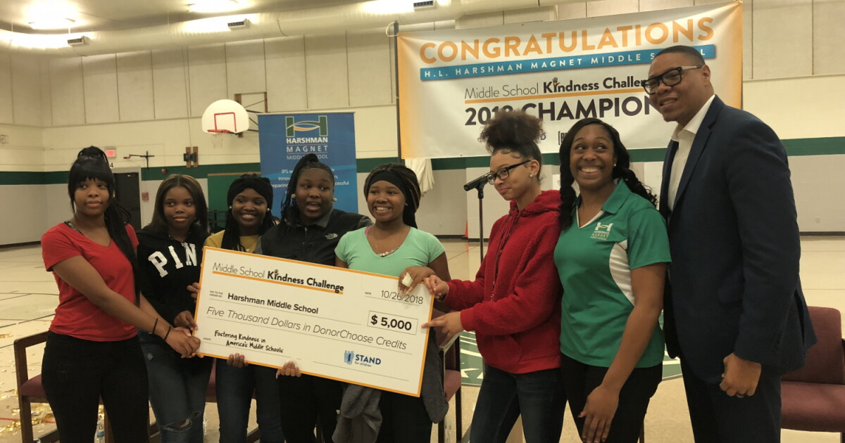 IPS Middle School Wins National Kindness Challenge