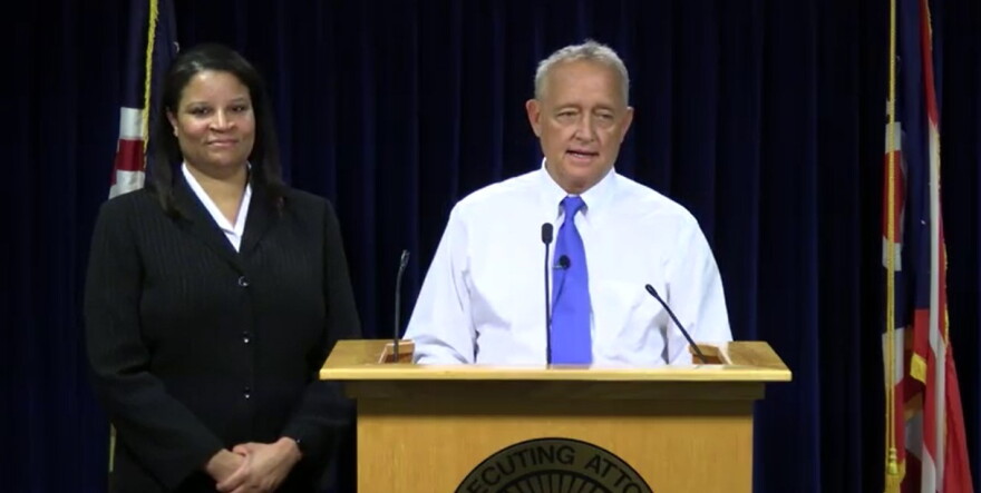 Hamilton County Prosecutor Joe Deters and Assistant Prosecuting Attorney Stacey DeGraffenreid. 