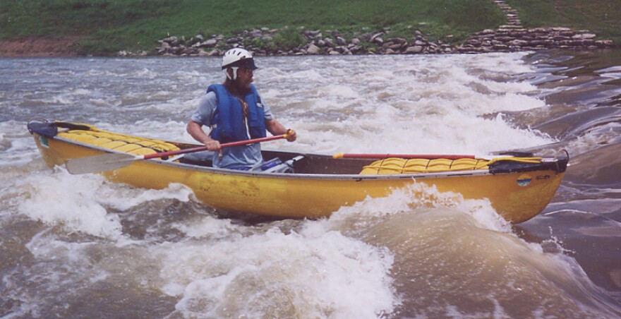 Charles Allen Canoeing on Clear Fork, Trinity River