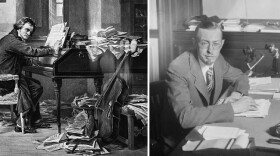 Carl Schlösser: Ludwig Van Beethoven (1770-1827) Composing In His Studio,