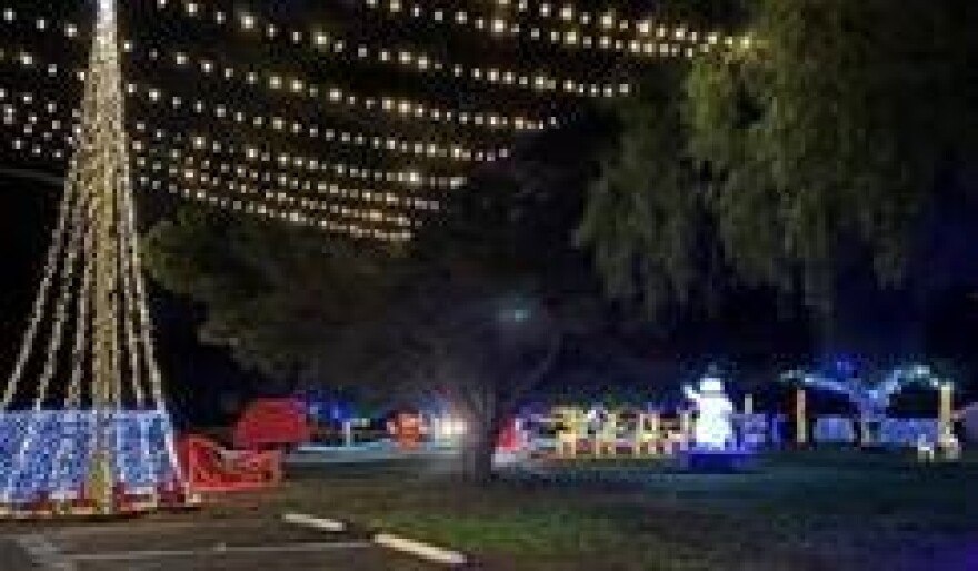 Hillside Santa Barbara has a holiday light display to shine light on the abilities of its residents