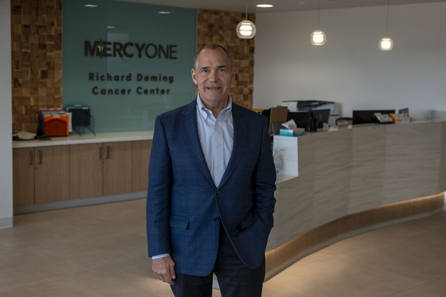 Richard Deming, the medical director of the MercyOne Cancer Center, said the clinic has started integrative oncology services to help cancer patients and survivors like counseling, music therapy and spiritual care.