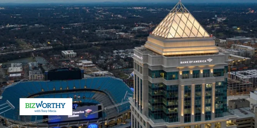 Bank of America in uptown Charlotte.