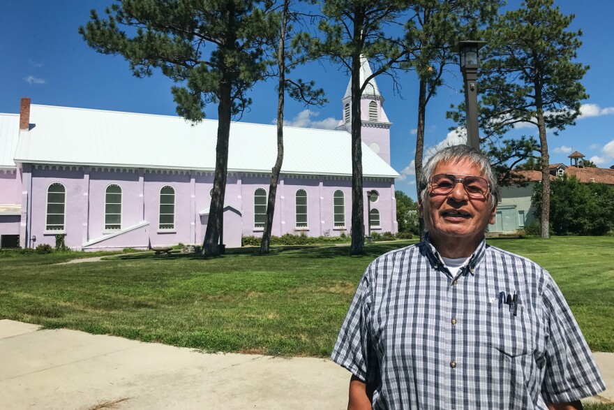 Ben Black Bear Jr. teaches the Lakota language and culture in schools and online. "Over the years, a lot of people lost their connection to their culture and their traditions," he says.