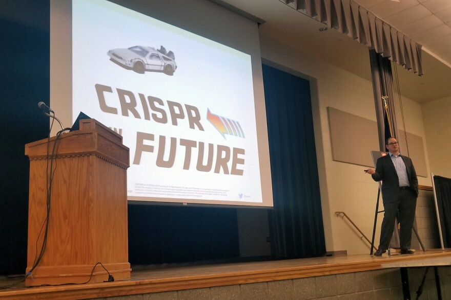 Barnes and Thorneburg patent lawyer Eric Williams tells Midwest pork producers about gene editing at the 2018 Midwest Pork Conference.