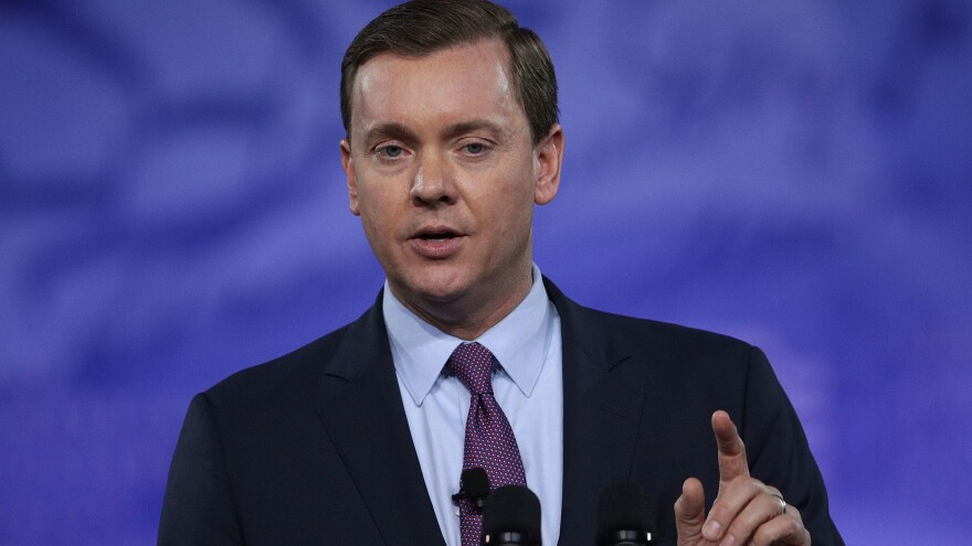 Chris W. Cox, executive director of the NRA's Institute for Legislative Action, speaks during the Conservative Political Action Conference last year.