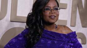Oprah Winfrey arrives at the 81st Golden Globe Awards. (Jordan Strauss/Invision/AP)