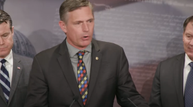 Senator Martin Heinrich speaking at the AI Roadmap unveiling