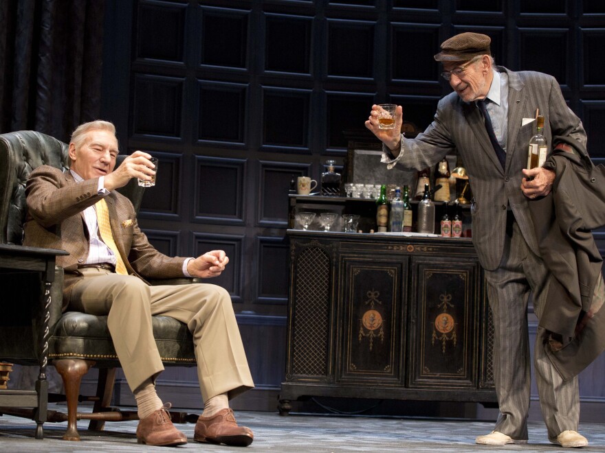 In <em>No Man's Land</em>, Stewart and McKellen swap <em>Godot's</em> wasteland for one of London's most expensive districts, playing the aging poets Hirst and Spooner.