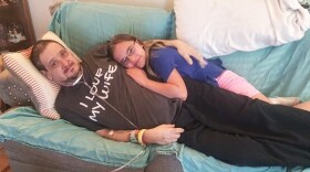 Robert Barrios, 46, pictured with his 12-year-old daughter Jessica. Barrios was an essential worker in a warehouse before he got COVID-19 and had to be hospitalized on a ventilator several times. (Courtesy)