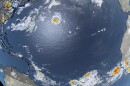 Atlantic basin satellite photo as of August 12, 2026.