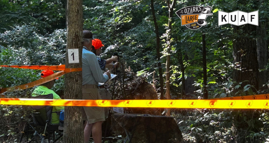 A competitor takes aim during the NRA YHEC shoot-don't-shoot challenge
