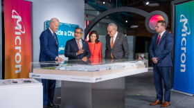 President Joe Biden toured the Micron exhibit in The MOST during his April 25, 2024 visit to Syracuse.