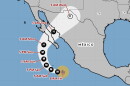 Possible path across Mexico for the remnants of Hurricane Polo