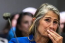 Former Colorado Bureau of Investigation forensic analyst Yvonne "Missy" Woods crying in court.