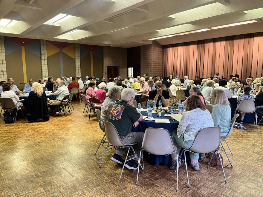 The first Faith250 discussion was held in Temple Hes