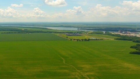 A potential industrial site near the Ports of Indiana-Mt. Vernon in Posey County