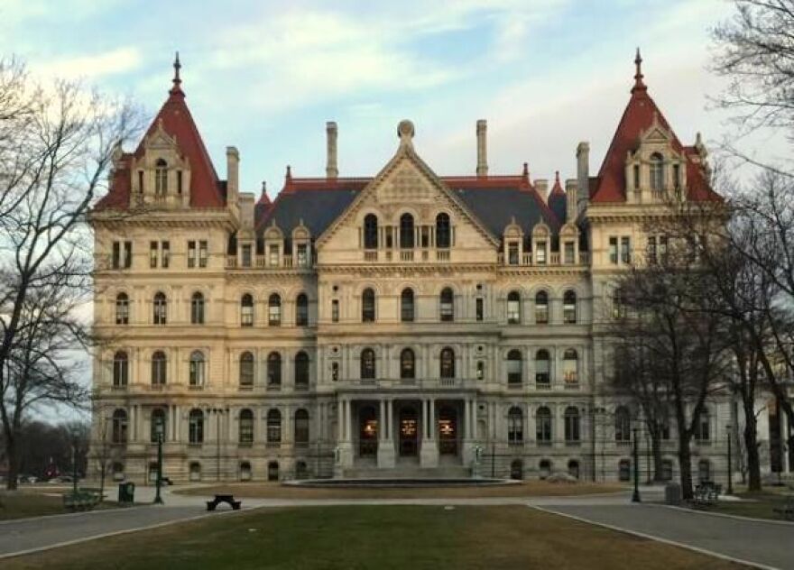 The New York state Capitol in Albany.