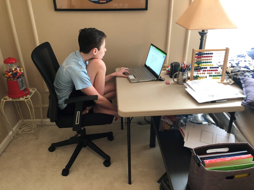  Consistency and self-discipline have helped Jackson Miller, a Stow-Munroe Falls sixth grader, succeed while learning online. 