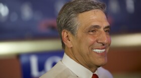 U.S. Congressman Lou Barletta (R-Penn.) gives an interview with the media after his victory in the 2018 Pennsylvania Primary Election for U.S. senator on May 15, 2018 in Hazleton, Penn. (Mark Makela/Getty Images)