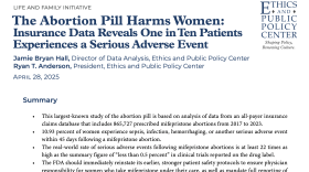 The abortion study authored by the Ethics and Public Policy Center.