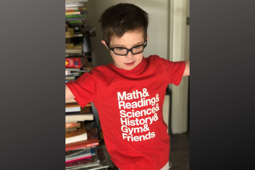 Will Hayes' parents are part of a lawsuit against Florida Governor Ron DeSantis's ban on school mask mandates. They argue the ban violates the ADA. Photo:  courtesy of the Hayes family