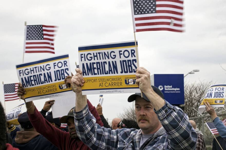 Carrier Layoffs Become 'Get Out The Vote' Tool For Unions