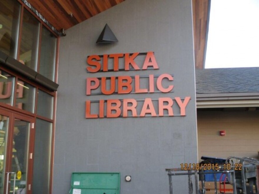 The Sitka Public Library is among the more than 80 local systems that share collections statewide. (KCAW photo/Bill Foster)