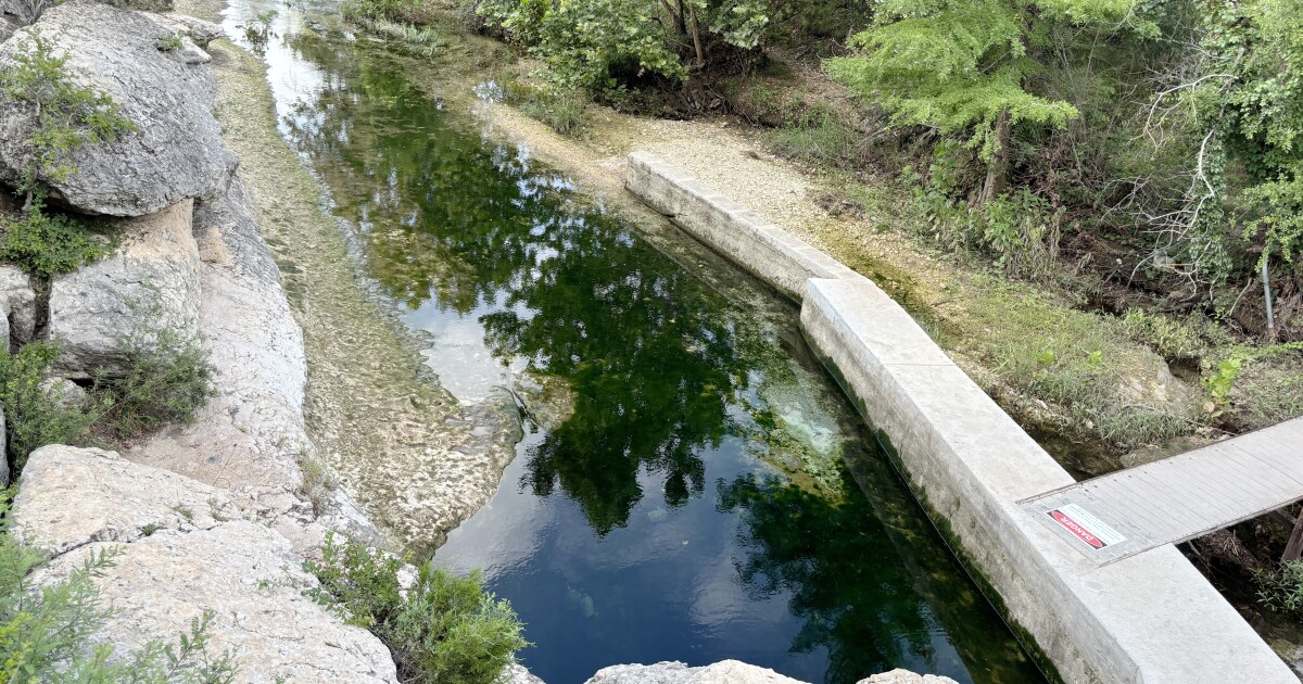 Jacob’s Well is flowing like it hasn't since 2021 after heavy rain in early July
