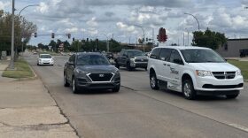 Drivers make their way along North Lincoln Boulevard near East Eubanks Street in Oklahoma City. A transportation study is underway to study implementing a per-mile tax instead of the current gas tax model.