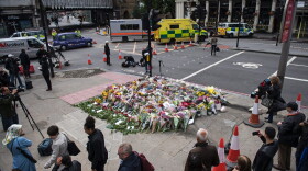 Flowers are pictured at the south side of London Bridge and close the Borough Market in London on June 6, 2017, placed in memory of the victims of the June 3 terror attacks. (Justin Tallis/AFP/Getty Images)