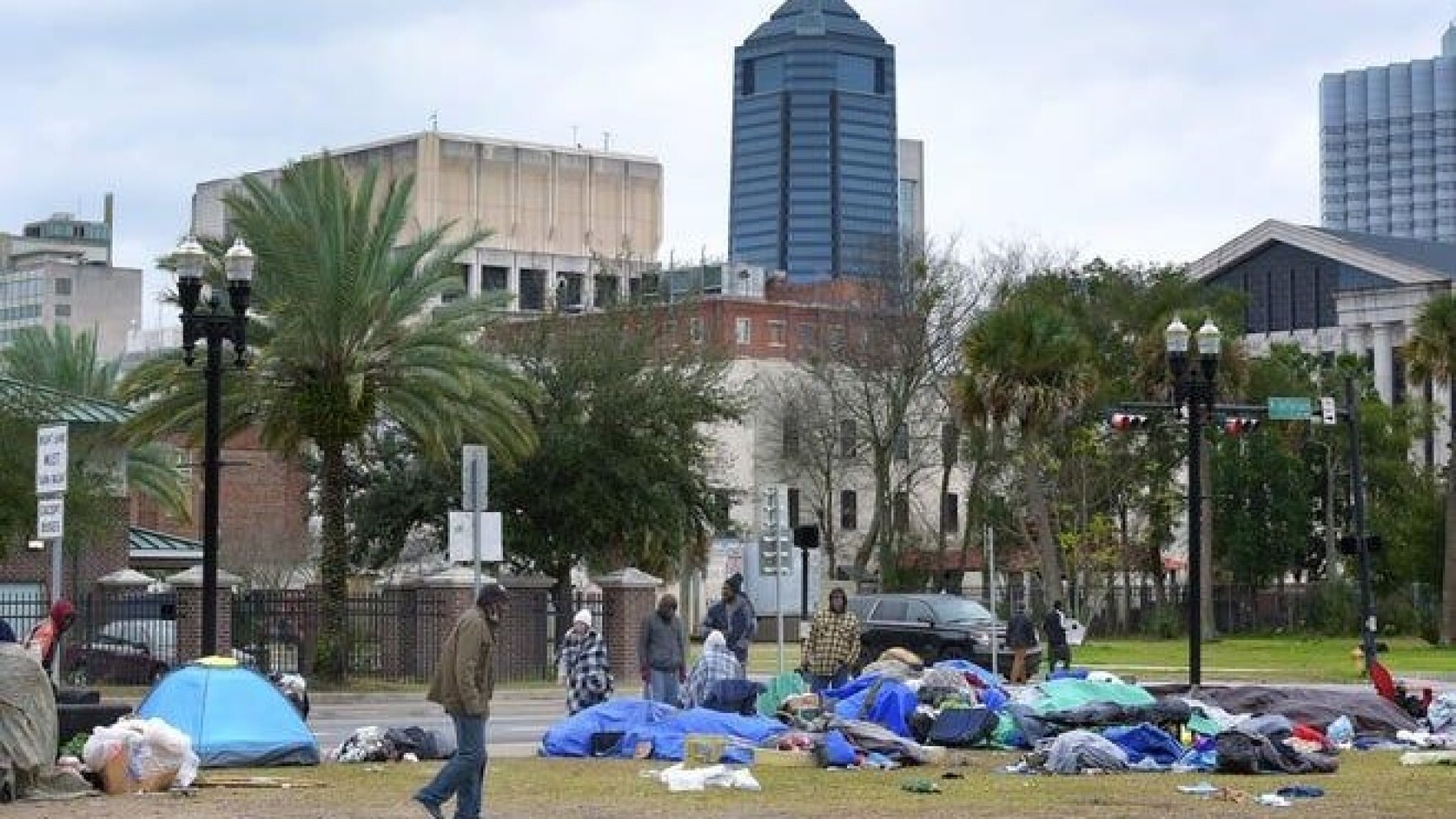 Amid Spike, Jacksonville Homeless Shelters Restart 2020 COVID19 Program WJCT News 89.9