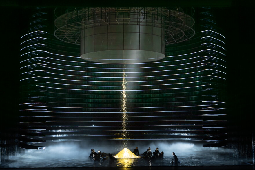 A scene from the China NCPA's 2024 production of Das Rheingold.