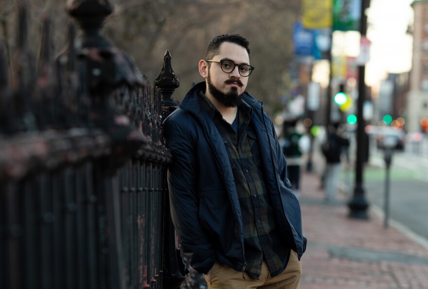 LAPD officers shot rubber bullets at photojournalist Christian Monterrosa while he was covering a protest in Echo Park, Los Angeles in March 2021.