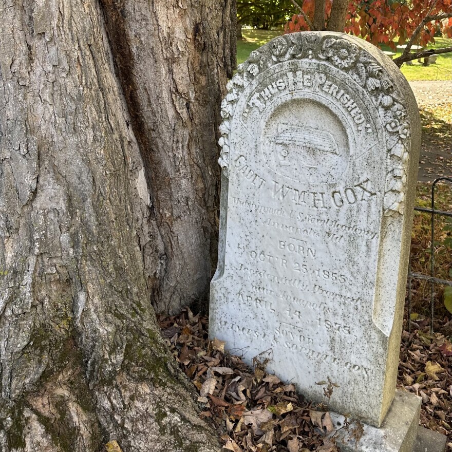 Tombstone in Old Jonesborough Cemetery