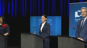 Democratic candidates for U.S. Senate Traci Johnson, Morgan Harper and Tim Ryan met in debate at Central State University in Wilberforce, Ohio, March 28, 2022