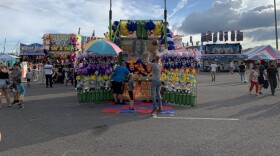 The midway at the New York State Fair