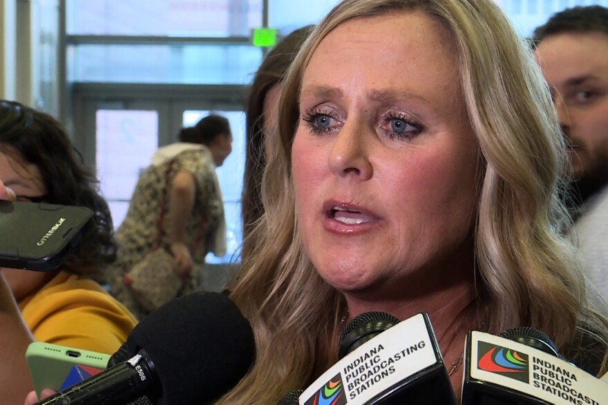 Gubernatorial candidate Jennifer McCormick said there is "no room for violence in political discourse."