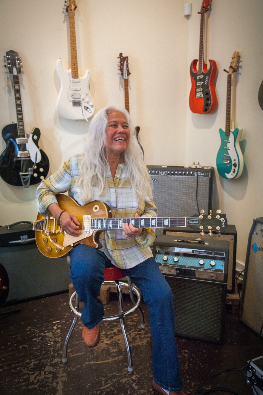 June Millington at Fanny's House of Music in East Nashville.