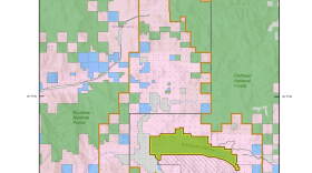 Map of the proposed Lost Trail Conservation Area
