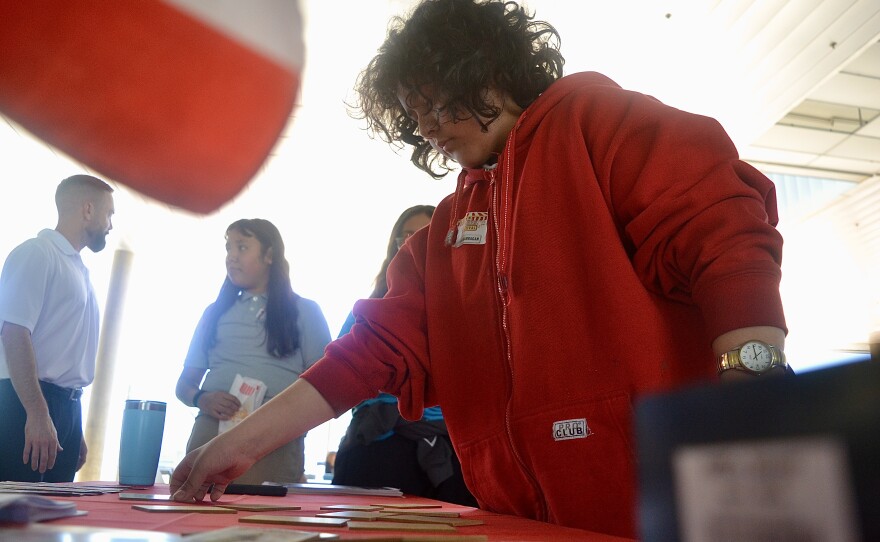 The career festival was a rare opportunity for AWC's modern languages department to engage with future students and chat about the utility of studying languages for career purposes.