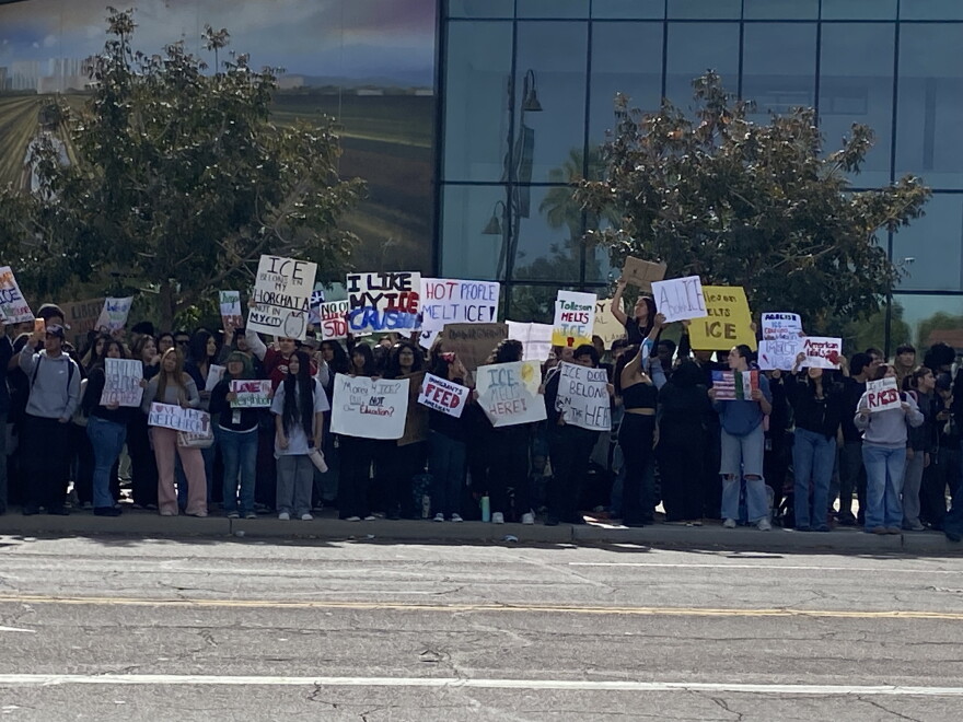 Students around Arizona stage walkouts ahead of 'ICE Out' protests on
