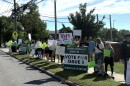 Parents, students and community members gathered on Pearl Road in front of Strongsville Middle School on Sept. 26 to advocate for a "yes" vote on a school levy.