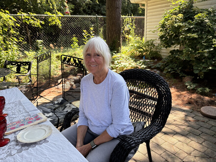 Jo Ann Fritz and her family often hike Seminary Woods.