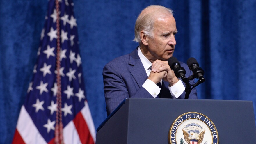 Vice President Biden admitted Wednesday that he's seriously considering running for president, but has not made up his mind.