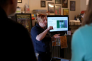  Amy Palmer discusses the strength of fentanyl compared to other opiates during a naloxone training event on July 8 at The Dandy Lion Cafe in Ashland. The next training event is scheduled for Sept. 12, but Palmer said the goal is to host events monthly