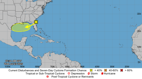 The National Hurrricane Center is keeping its eye a tropical disturbance in the northern Gulf of Mexico