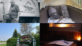 Interlochen Public Radio won 2026 Regional Edward R. Murrow Awards for stories on Big Abe LeBlanc, baby screech owls returned to the wild, a controversial prison in Baldwin, and journals kept in rustic cabins in the Porcupine Mountains.