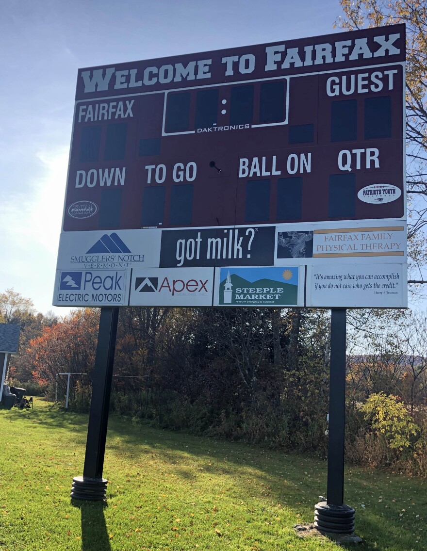 BFA Fairfax scoreboard