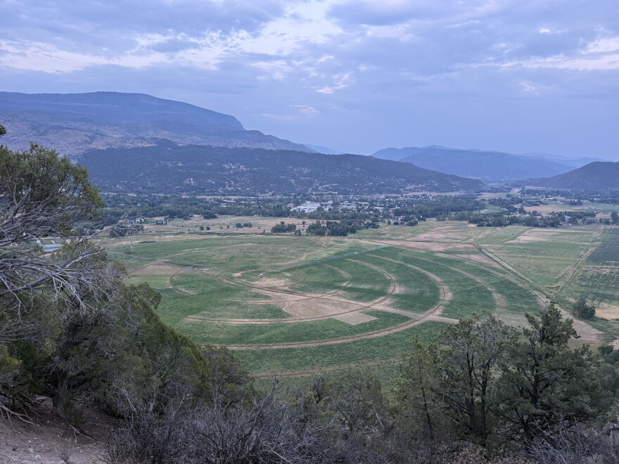 A view from Glassier Trail on Aug. 9 looks out at Willits and El Jebel, which is set to be rezoned in a new land use plan from Eagle County.